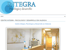 Tablet Screenshot of centrointegravalencia.com